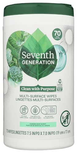 Seventh Generation MultiSurface Wipes Garden Mint Scented 70 Count - Image 1